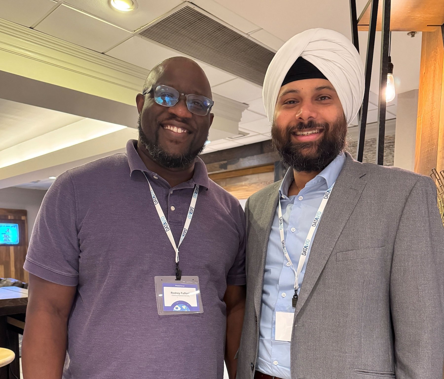 Balvinder Dang and Rodney Fulford at Progress MarkLogic World US 2024