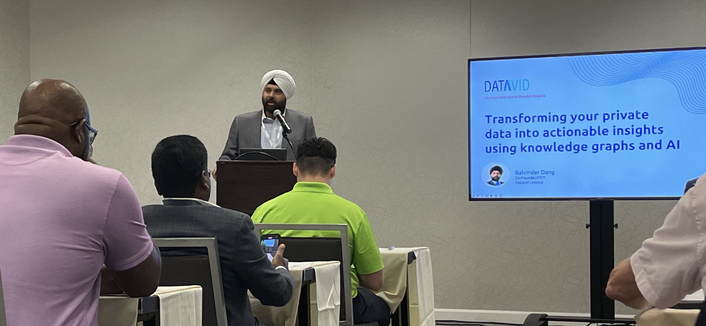 Balvinder presenting at MarkLogic World US 2024